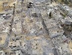 İsrail'in yıktığı Gazze havadan görüntülendi