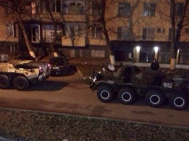 Kadirovcuların kamerasından çatışmalar