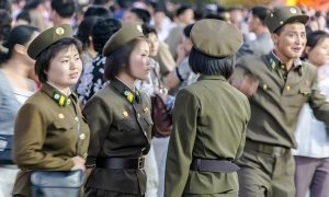 Kuzey Koreli askerlerin günlük yaşamı fotoğraflandı