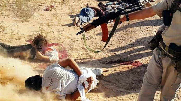 IŞİD 32 güvenlik görevlisini kurşuna dizdi