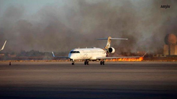 Hafter Trablus havalimanına saldırdı