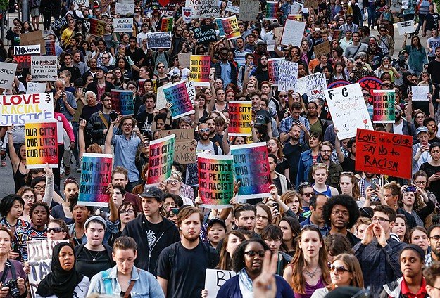 ABD'de polis şiddeti protesto edildi