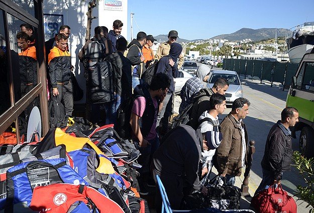 Bodrum'da 130 mülteci kurtarıldı