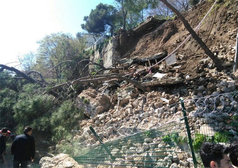 Gülhane Parkı'nda duvar çöktü: 2 ölü