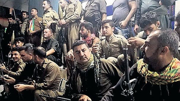 PKK'lı teröristler Kerkük'te