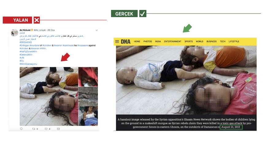 Esed'in katliamını Afrin'de gibi paylaştılar