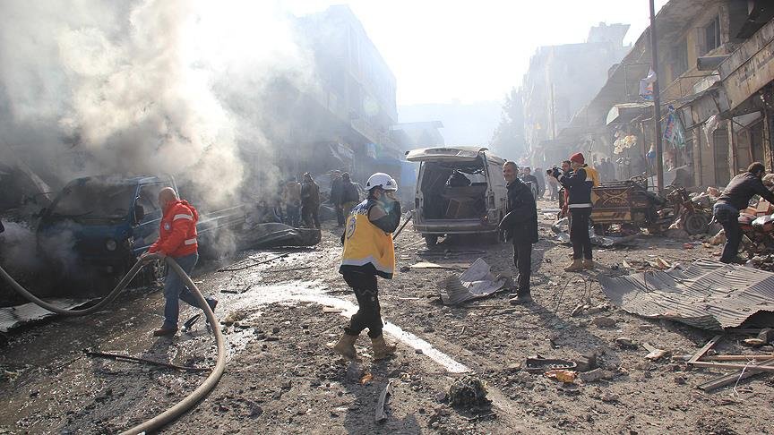 İdlib'e yoğun hava saldırıları devam ediyor
