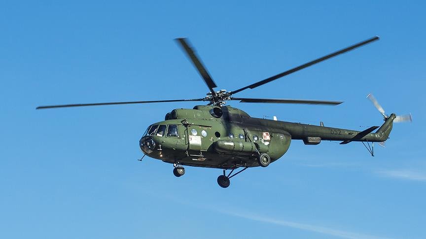 Çeçenistan'da Rus helikopteri düştü
