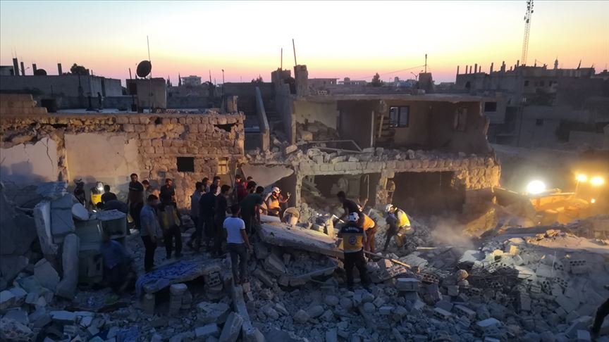 İdlib'e hava saldırıları: 14 ölü