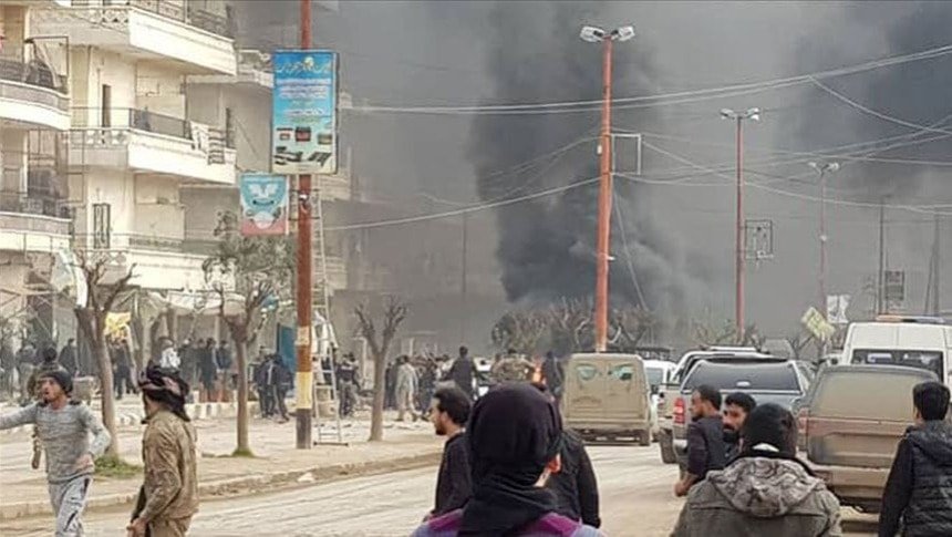 Afrin merkezinde bombalı saldırı