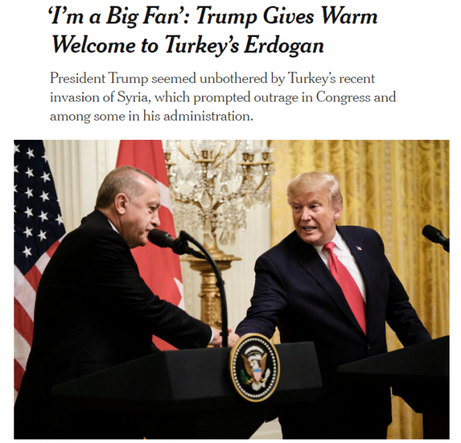 ABD basınında Erdoğan - Trump görüşmesi