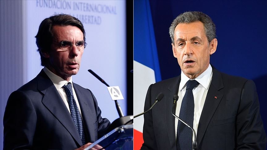 Sarkozy ve Aznar'a göre Avrupa çöküşe geçti