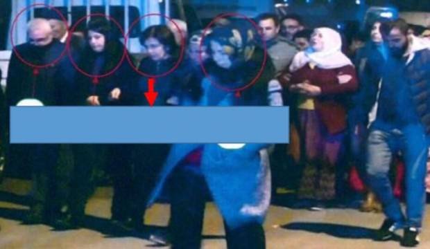 Terörist cenazesindeymiş