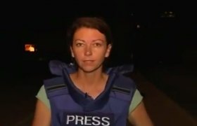 Yayına Hazırlanırken Roket Atıldı